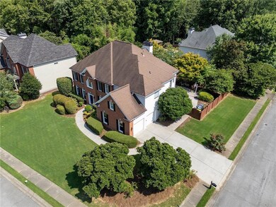 View from above of property