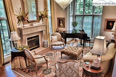 Dramatic architectural details in the Living Room