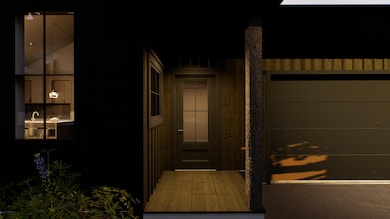 Blue Meadow Entry Front B Evening