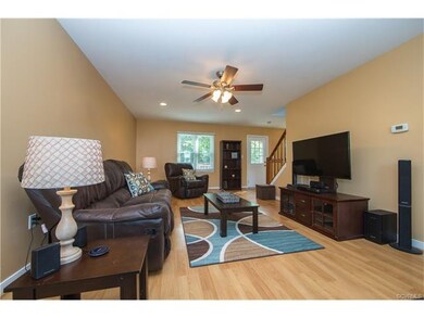 Great room with entrance to deck