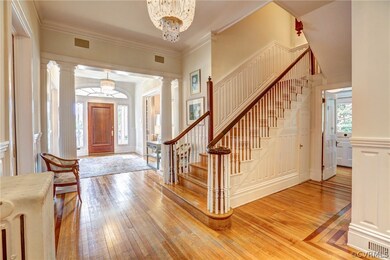 Doric columned entry