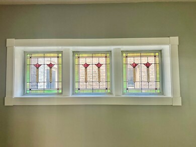 Stained Glass Windows in Dining Room