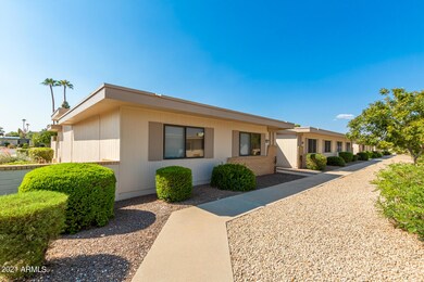 Walkway to front of condo