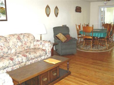 Exterior Front. Living Room And Dining area combo