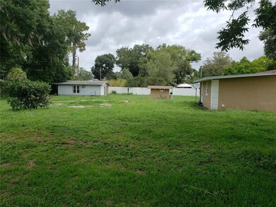Large backyard