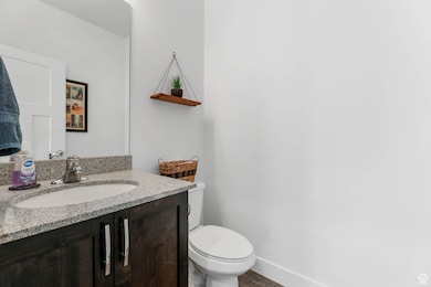 Half bathroom on main level