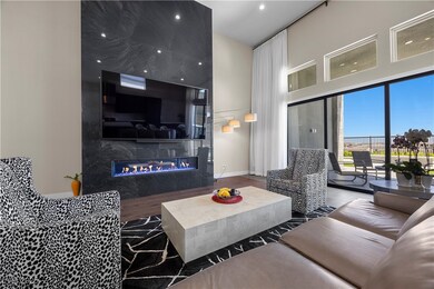 magnificent space with a high ceiling, a wall ador