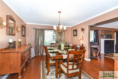 Dining Room with new crown molding