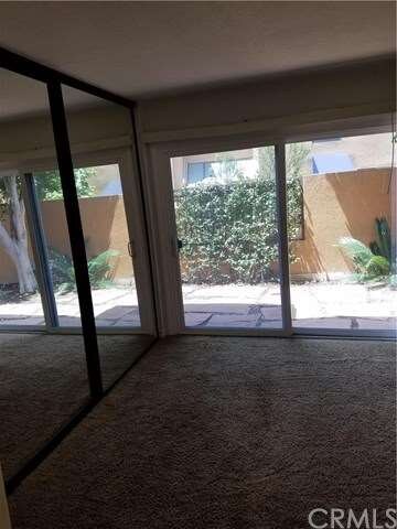 Master bedroom with carpet, new mirrored closet do