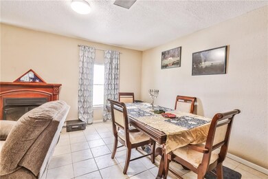 Huge dining area!