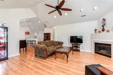 Floor plan allows for most furniture arrangements.
