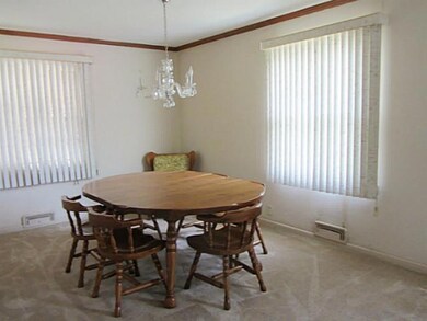 Dining Room. Dining area is open to living area.