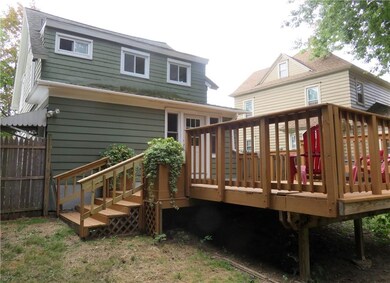 Rear exterior and deck