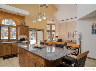 Kitchen. Bright open concept living space flows to