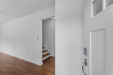 Behind the front door is a Hall closet.