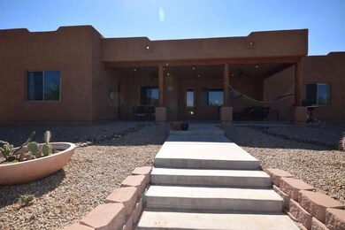 Rear view of home