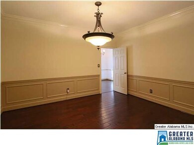 Spacious dining room.
