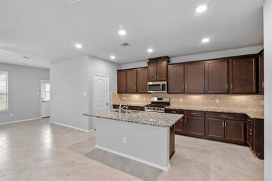 Open kitchen to living space