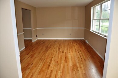 Living room, hardwood floors have been refinished 