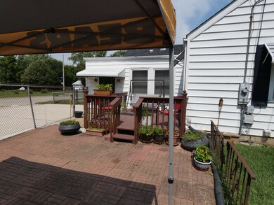 Paver patio and deck