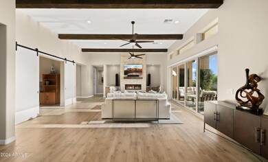 Soaring Wood Beamed Ceilings