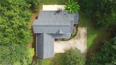 Aerial Above Home Showing Extra Large Parking Pad