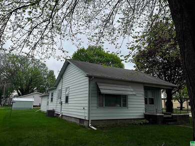 North side of the home and the Central Air unit.