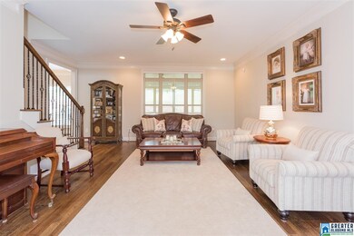 Large living room with hardwood floors