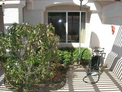 Portion of front courtyard