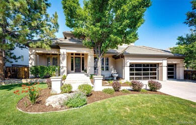 Front of home faces east and gets morning sun. Notice the custom glass panel garage doors!