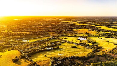 Aerial view at dusk with a rural view
