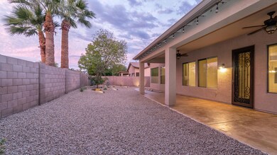 Rear Yard Twilight