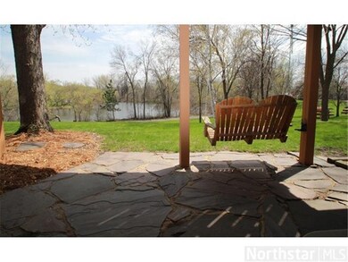 Charming private stone patio with great views of E