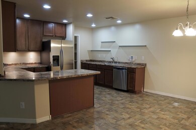 Large open kitchen