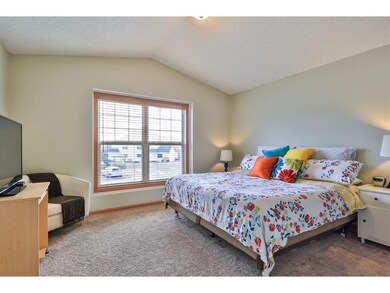 Huge and freshly painted master bedroom with walk 