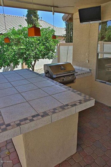 Outdoor BBQ Area