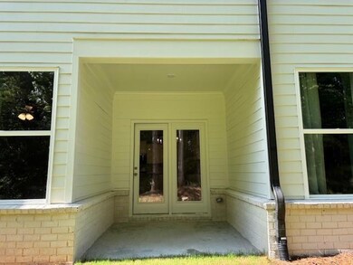 Private covered patio