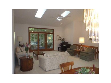 Great Room. Vaulted Great Room with Skylights and 