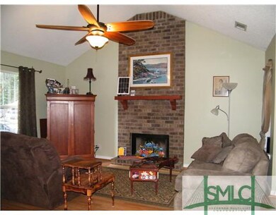 Living Room. Hardwood Floors & Fireplace