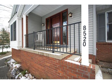 This lovely, covered front porch affords one an in