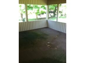 Screened in back porch