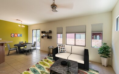 great room virtually staged