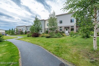 Community walkway to your end unit