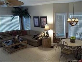 Living Area, with Fireplace