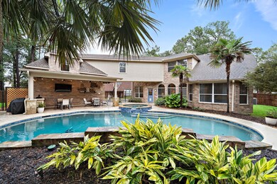Talk about your very own private oasis! Enjoy time with family and friends in the huge backyard with pool/hot tub. $20K+ patio with extended roof line was added on in 2020. Pool is saltwater.