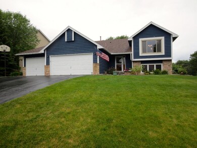 Beautiful home on a large corner lot with mature t