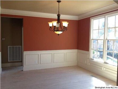 Dining room with Shadow box trim