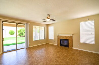 Living room off of kitchen