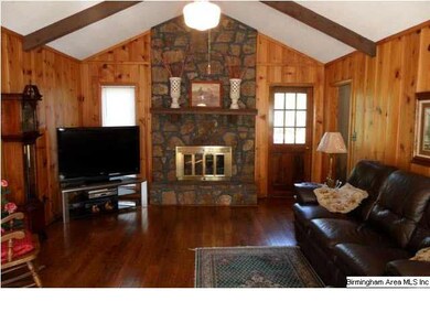 Great Room with Stone Fireplace