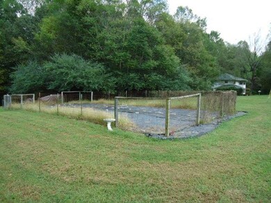 fenced garden spot